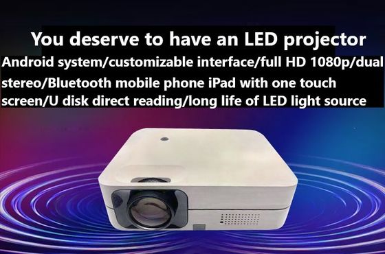 1920*1080dpi de Bioskoop van WIFI LCD Android Mini Portable Projectors For Hotel